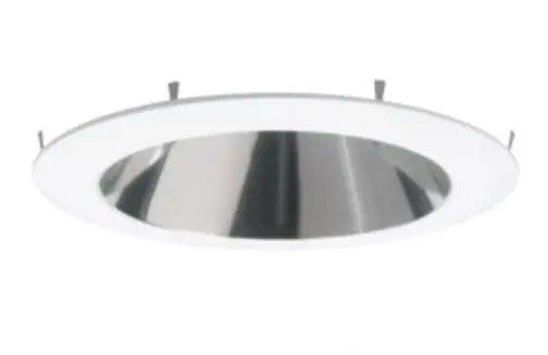 Elite Lighting RL631-RT-CL-WH-G2 Reflector Trim for RL631 6-inch LED Retrofit Baffle Lighting Module, Clear Reflector/White Ring