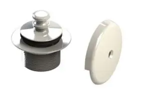 LSP RF-0750-SN Trim Kit Satin Nickel Lift & Turn Stopper 1 Hole Overflow