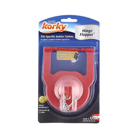 LARSEN SUPPLY COMPANY, INC. 04-1506 KORKY RED-KOHLER HINGE FLAPPER EA
