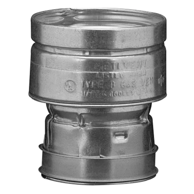 Hart & Cooley 16511 B-Vent Increaser 8 x 10 Gas Aluminum / Galvanized Steel
