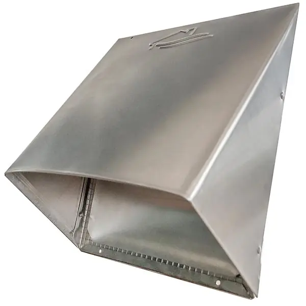 Builder's Best 112454 Wide Mouth Heavy Gauge Hood Aluminum