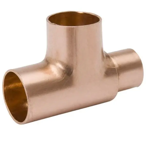 Mueller W04083 Streamline Tee Copper 1-1/4 x 1/2 x 1-1/4 in