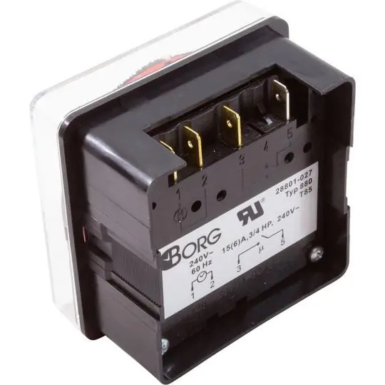 Borg/Diehl Controls TA-4164 Timer Diehl Panel Mount 230v 20A