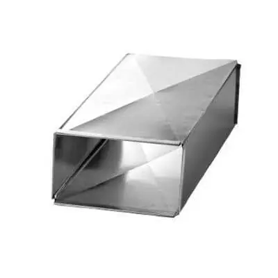 Lukjan DT01201048 DT01 Rectangular Duct 26 Gauge 20 Slip x 10 Drive x 48 Length