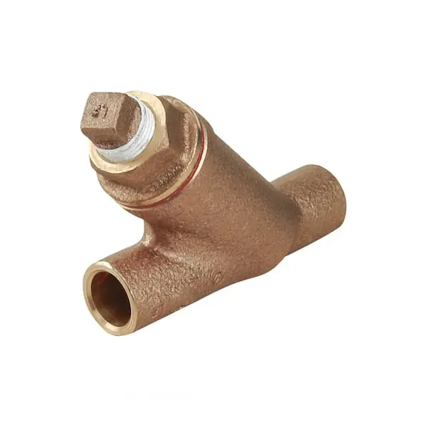 Everflow Sweat Y-Strainer Stainless Steel Mesh Screen Cast Brass Filter Valve 3/4 Inch 100C034-NL