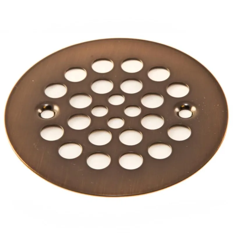 LUXART LX215-ORB Shower Drain 4-1/4 Inch Oil Rubbed Bronze Shower Drain
