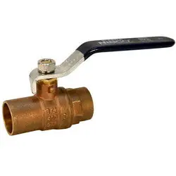 NIBCO 125S580PBV 1-1/4 S580 PV C X C BRZ BALL VALVE