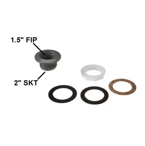 Hayward SP1023S2DGR 2 In Fiberglass Dark Gray Return Fitting