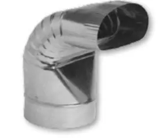 Gray Metal 7-505-NC Round to Oval 7 x 90 Degree Boot - No Crimp