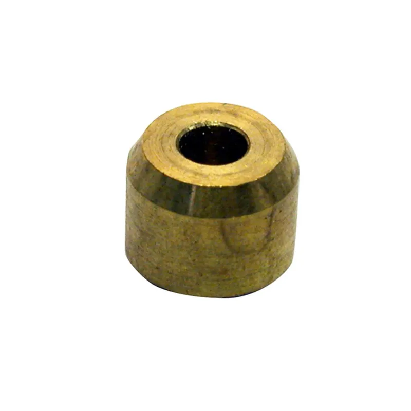 Halsey Taylor 10003C Button - Push Stop Yellow Brass .5 Diameter