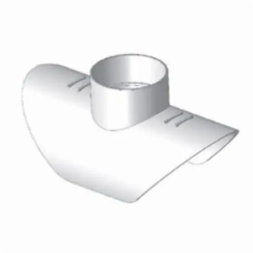 Westlake Pipe & Fittings S212582 Saddle Tee with Stainless Steel Clamps 8 x 4