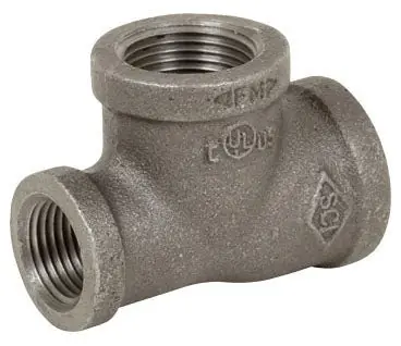 Smith Cooper International 33RT1012006004C Tee Fitting 1-1/4 x 3/4 x 1/2 Reducing Class 150