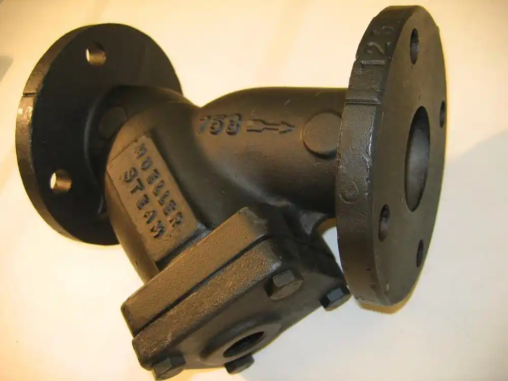 Mueller Steam Specialty M6706963 Model 758 12 in. 125# IMP Cast Iron Flanged Wye Strainer