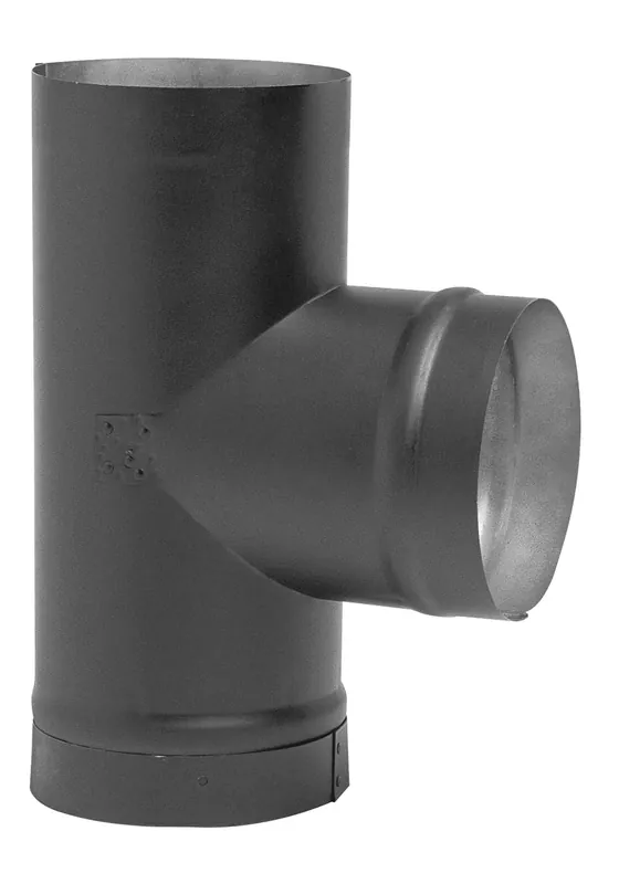 Metal-Fab 8SWT Single Wall Stove Pipe Tee, 8 in L, Replacement MPN 8SWT