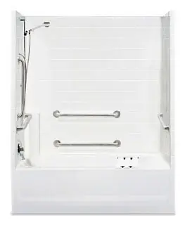 Aquatic 2603CTHL Drain RH Seat White