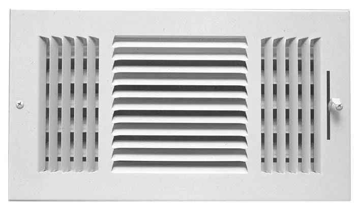 AirMate 140_14X04-W 14 x 4, 1/2 Fin Spacing, Bright White Enameled Steel, 3-Way Replacement MPN