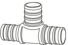 BMI 39405 3/4 x 3/4 x 3/4 PEX x PEX x PEX 100 PSI