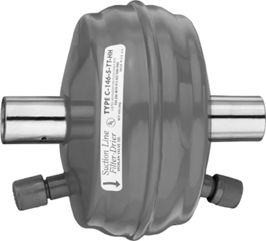 Sporlan 400801 Filter-Drier 5/8 ODF Compact Suction Line C-145-S-TT-HH