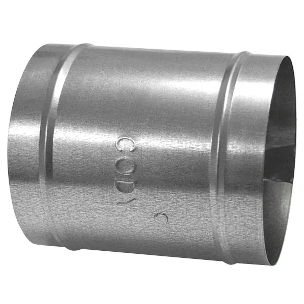 Cody Company 58510 10-in Diameter Flexible Duct Connector With Two Beads Without Hem Galvanized Metal