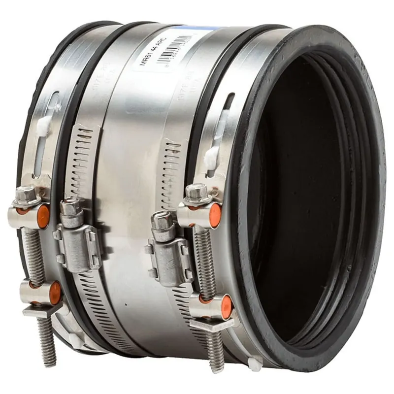 Mission Rubber Co 1404524 4 to 4 Concrete to Cast Iron/Plastic Coupling