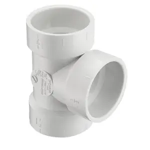Spears P441-100 10 PVC DWV Vent Tee HXHXH