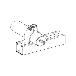 B-Line B2027DCU Tubing Clamp 400 lb 5/8 in Conduit DURA-COPPER