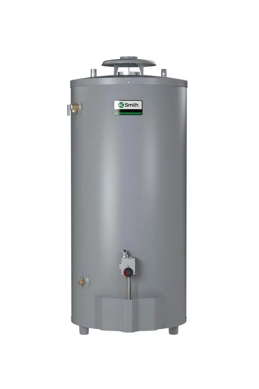 A.O. Smith 100280126 Conservationist 98 Gal. Tall 75.1 MBH Commercial Natural Gas Water Heater