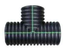Advanced Drainage Systems 2467AN 24 x 24 x 24 Plain x Plain x Plain HDPE Dual Wall Tee