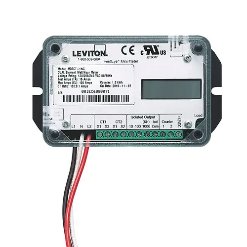 LEVITON MSTCT-2SC EB GEN3 SGL EL MINIMET 1KWH 200A M1 SC CT