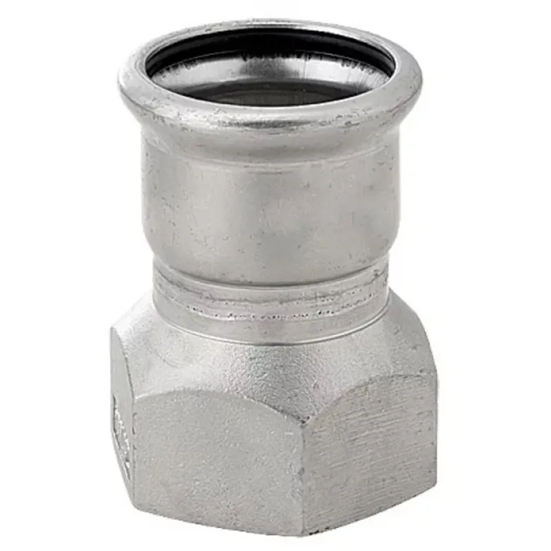 Tyler Pipe Company GVLF-479-050-E-316 1/2 Female Adapter - 316 Stainless Steel - Press