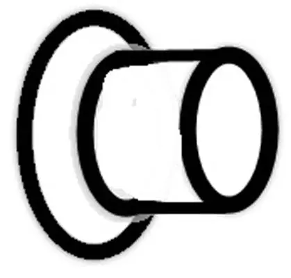 General Plastics SC10P 10 PVC Air Duct Start Collar