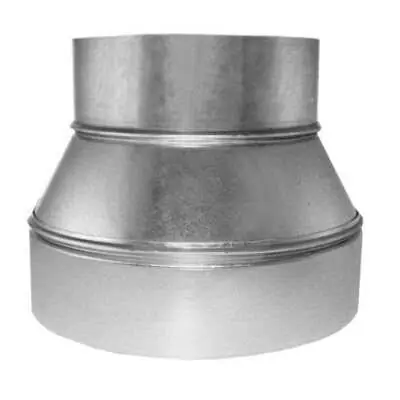 Gray Metal 10X7-311P No Crimp Plain Reducer Galvanized 10 x 7