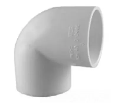 Charlotte Pipe and Foundry Company PVC 02300 1800 3 in. Slip x Slip PVC 90-Degree Elbow