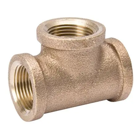 B&K 453-001NL Lead-Free Tee 1/4 in Nominal MNPT End Style 125 lb