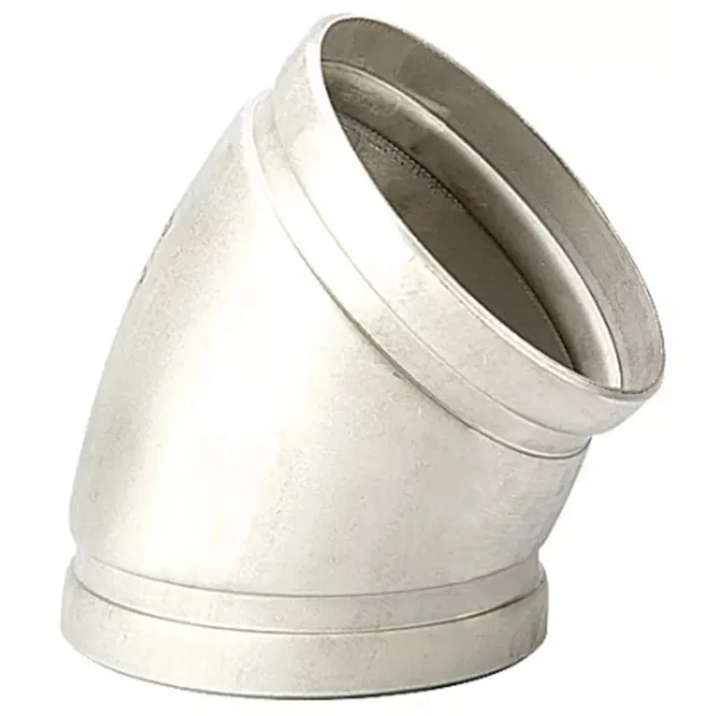 Gruvlok GVLF-A7051SS-600-304 6 45 Elbow - 304 Stainless Steel - GR x GR