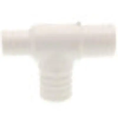 Everflow PPRT1341 1 Inch x 3/4 Inch x 3/4 Inch PEX Barb Reducing Tee Pipe Fitting