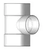 NAPCO P1010 10 x 10 x 10 Hub x Hub x Hub SDR 35 PVC Replacement MPN