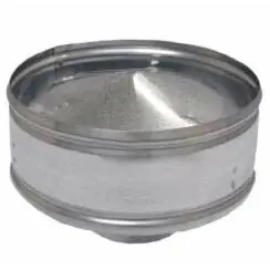 Cody Company 9506 Deluxe Roof Cap, 6 in, Galvanized, Steel