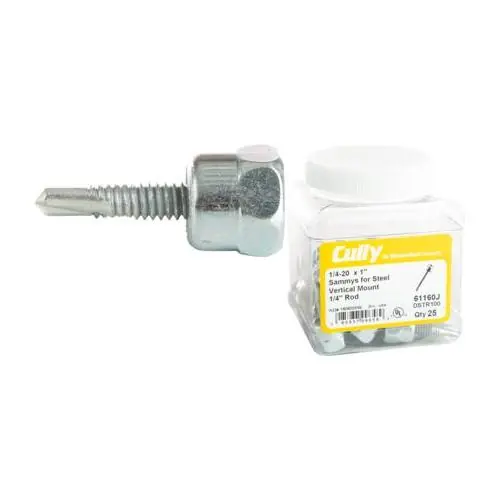 Minerallac 61164J Cully Sammy Threaded Rod Anchor 1/4 in Diameter 1/2 in Rod
