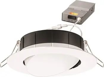 ACUITY BRANDS LIGHTING WF6ADJLED30K40K50K90 Adjustable Gimbal LED 6 in Recessed Downlight Module, Switchable