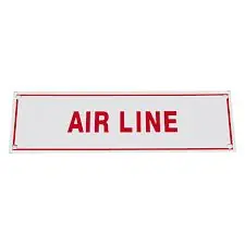 ANVIL 4399000040 6X2 AIR LINE SIGN