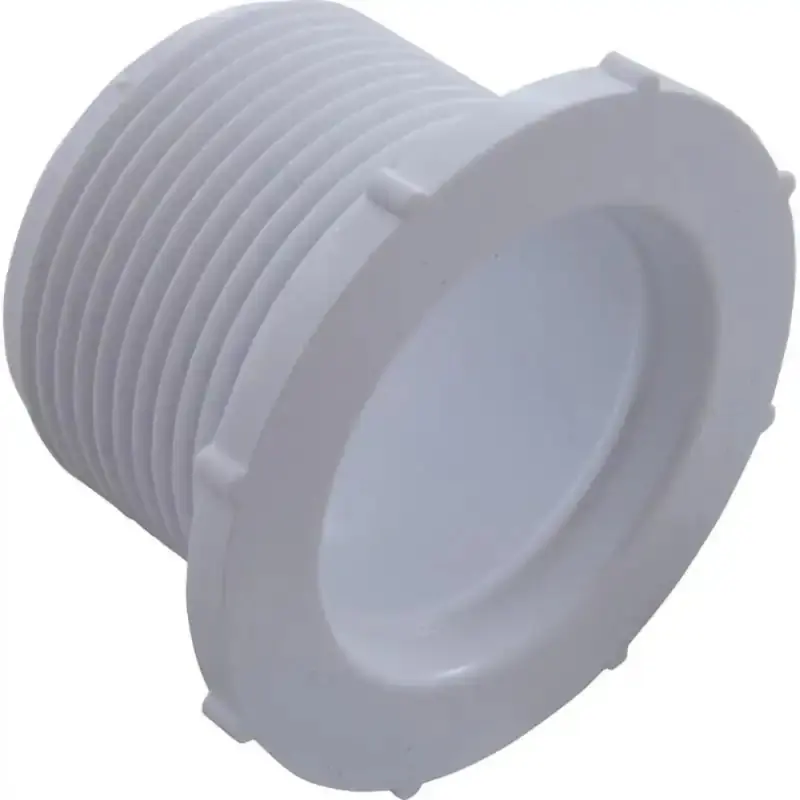 HydroAir/Balboa 30-4901PVCWHT Wall Fitting Micro Magna 1-3/4hs White