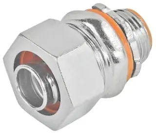 Garvin Industries LTC-350 Malleable Iron Liquid Tight Straight Connector w/Insulated Throat 3-1/2 Inch