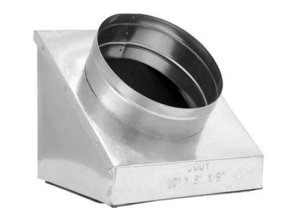 Cody Company 645485 4 in Duct Square-To-Round
