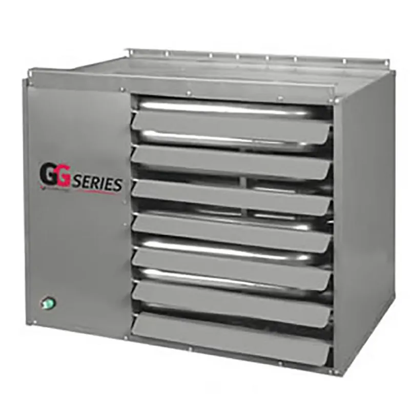 STERLING GG120A1NSA11A GG Series Low-Profile Tubular Gas-Fired Unit Heater, 1/10 HP, 120 MBH