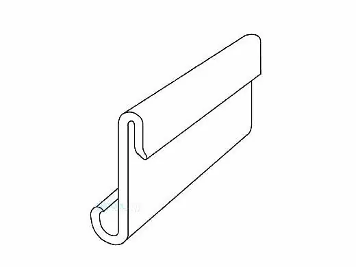 Stegmeier SCLIP S-Clip Liner Hanger A/G White