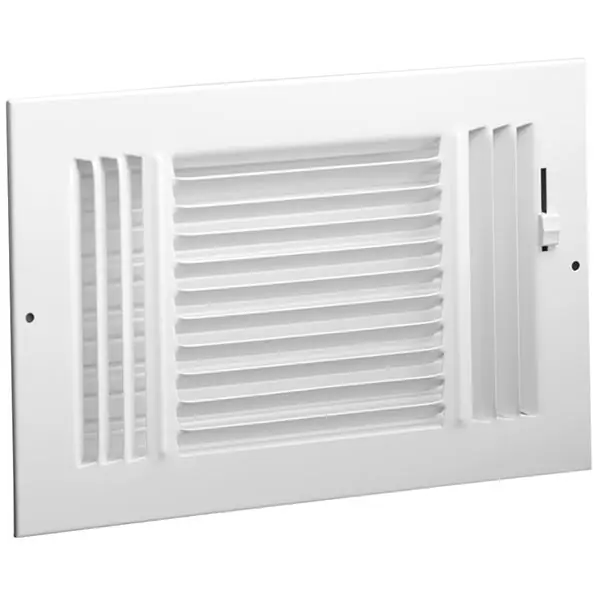 Hart & Cooley 703925 3-Way Sidewall/Ceiling Register 14 x 6 in
