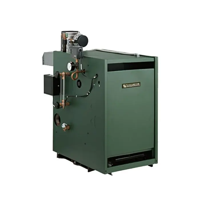 Williamson GSA-125-N-IP-W GSA Gas-Fired Boiler Steam Atmospheric High Efficiency Factory Packaged Natural Gas 82.9 AFUE 125K BTUH Input