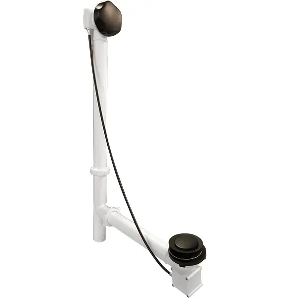 IPS Corporation 61312 Cable Driven Tubular Waste and Overflow PVC Oil Rubbed Bronze
