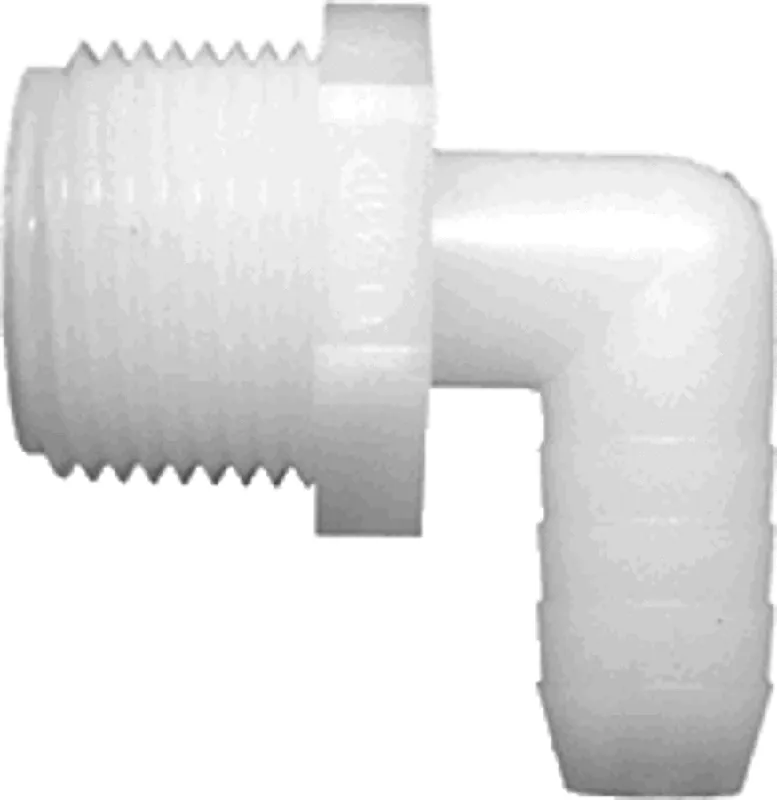 Bramec TEA-2424 3/4 MPT x Barbed Nylon 90 Degree Elbow